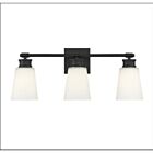 Luminaire de vanité Savoy House Meridian M80055MBK  3 Lumières 180W Noir mat