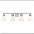 Luminaire de vanité Savoy House Meridian M80056BN  4 Lumières 240W Nickel brossé