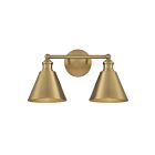 Luminaire de vanité Savoy House Meridian M80063NB  2 Lumières 120W Laiton naturel