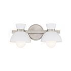 Luminaire de vanité Savoy House Meridian M80074BN 2 Lumières 120W Nickel brossé