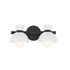 Luminaire de vanité Savoy House Meridian M80074MBK 2 Lumières 120W Noir mat