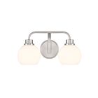 Savoy House M80080BN 2-Lumières 120W Nickel brossé Lumière Vanité