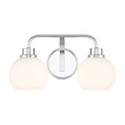 Savoy House M80080CH 2-Lumières 120W Chrome Lumière Vanité