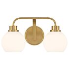 Savoy House M80080NB 2-Lumières 120W Noir mat Lumière Vanité