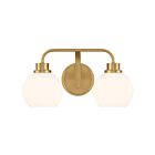 Savoy House M80080NB 2-Lumières 120W Noir mat Lumière Vanité