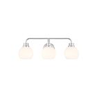 Savoy House M80081CH 3-Lumières 180W Chrome Lumière Vanité