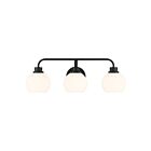 Savoy House M80081MBK 3-Lumières 180W Noir mat Lumière Vanité