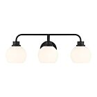 Savoy House M80081MBK 3-Lumières 180W Noir mat Lumière Vanité