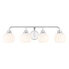 Savoy House M80082CH 4-Lumières 240W Chrome Lumière Vanité