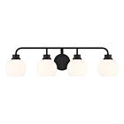 Savoy House M80082MBK 4-Lumières 240W Noir mat Lumière Vanité