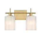Savoy House M80083NB 2-Lumières 120W Laiton naturel Lumière Vanité