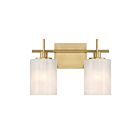 Savoy House M80083NB 2-Lumières 120W Laiton naturel Lumière Vanité
