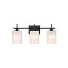 Savoy House M80084MBK 3-Lumières 180W Noir mat Lumière Vanité