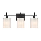 Savoy House M80084MBK 3-Lumières 180W Noir mat Lumière Vanité