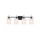 Savoy House M80085MBK 4-Lumières 240W Noir mat Lumière Vanité