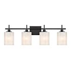 Savoy House M80085MBK 4-Lumières 240W Noir mat Lumière Vanité