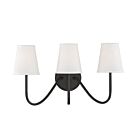 Applique Murale Savoy House Meridian  M90056Orb 3 Lumières Bronze Frotté À L'Huile