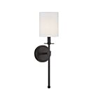 Applique Murale Savoy House Meridian M90057Orb 1 Lumière Bronze Frotté À L'Huile