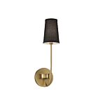 Applique Murale Savoy House Meridian  M90064Nb 1 Lumière Laiton Naturel