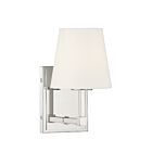 Applique Murale Savoy House Meridian M90071Pn 1 Lumière Nickel Poli