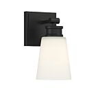 Applique Murale Savoy House Meridian  M90072Mbk 1 Lumière Noir Mat