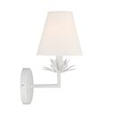 Applique Murale Savoy House Meridian M90078Wh 1 Lumière Blanc