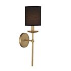 Applique Murale Savoy House Meridian M90079Tg 1 Lumière Or Véritable