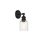 Applique Murale Savoy House Meridian  M90083Mbk 1 Lumière Noir Mat