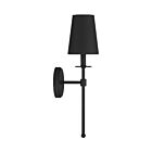 Applique Murale Savoy House Meridian  M90084Mbk 1 Lumière Noir Mat