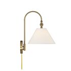 Applique Murale Savoy House Meridian  M90085Nb 1 Lumière Laiton Naturel