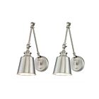 Applique Murale Savoy House Meridian  M90089Bn 2 Lumières Nickel Brossé