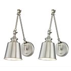 Applique Murale Savoy House Meridian  M90089Bn 2 Lumières Nickel Brossé
