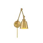 Savoy House M90089NB 1-Lumière 60W Laiton naturel Applique murale