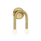 Applique Murale Savoy House Meridian  M90099Nb 2 Lumières Laiton Naturel