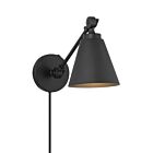 Savoy House M90108MBK 1-Lumière 60W Noir mat Applique murale