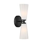 Savoy House M90109MBK 2-Lumières 120W Noir mat Applique murale