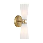 Savoy House M90109NB 2-Lumières 120W Laiton naturel Applique murale