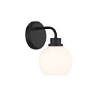 Savoy House M90112MBK 1-Lumière 60W Noir mat Applique murale