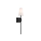 Savoy House M90114MBK 1-Lumière 60W Noir mat Applique murale