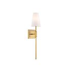 Savoy House M90114NB 1-Lumière 60W Laiton naturel Applique murale