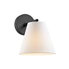Savoy House M90119MBK 1-Lumière 60W Noir mat Applique murale