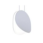 Suspendu LED Malibu Discs Sonneman 1765.18 16W 1 lumière gris tourterelle