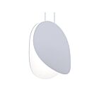 Suspendu LED Malibu Discs Sonneman 1766.18 22W 1 lumière gris tourterelle