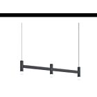 Suspendu linéaire Systema Staccato Sonneman 1783.25 36W 3 lumières satin noir