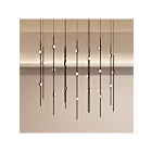 Sonneman 2016.33W-22 21-Lumières 42W Noir Espresso LED Lustre