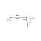 Sonneman 2031.25W 9W Noir satiné LED Applique murale