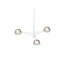 Sonneman 2033.17K 3-Lumières 9W Gris chaud LED Lustre