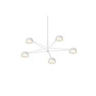 Sonneman 2035.17 5-Lumières 9W Gris chaud LED Lustre