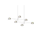 Sonneman 2036.17K 6-Lumières 9W Gris chaud LED Lustre