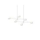 Sonneman 2036.17W 6-Lumières 9W Gris chaud LED Lustre